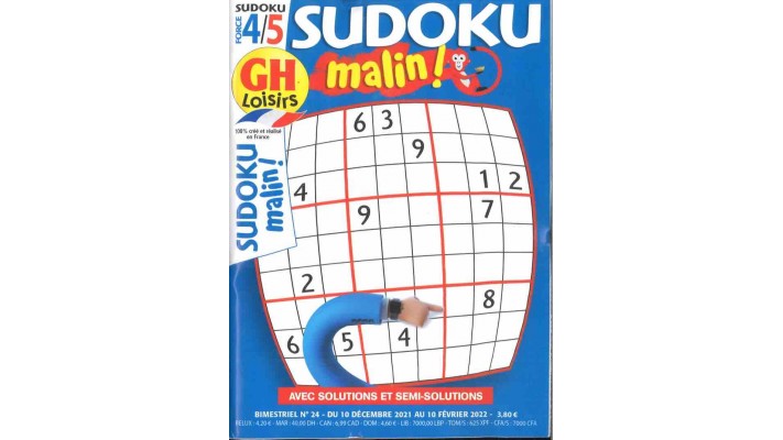 SUDOKU MALIN! FORCE 4-5